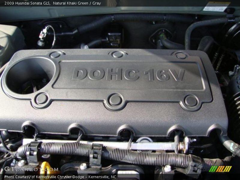 Natural Khaki Green / Gray 2009 Hyundai Sonata GLS
