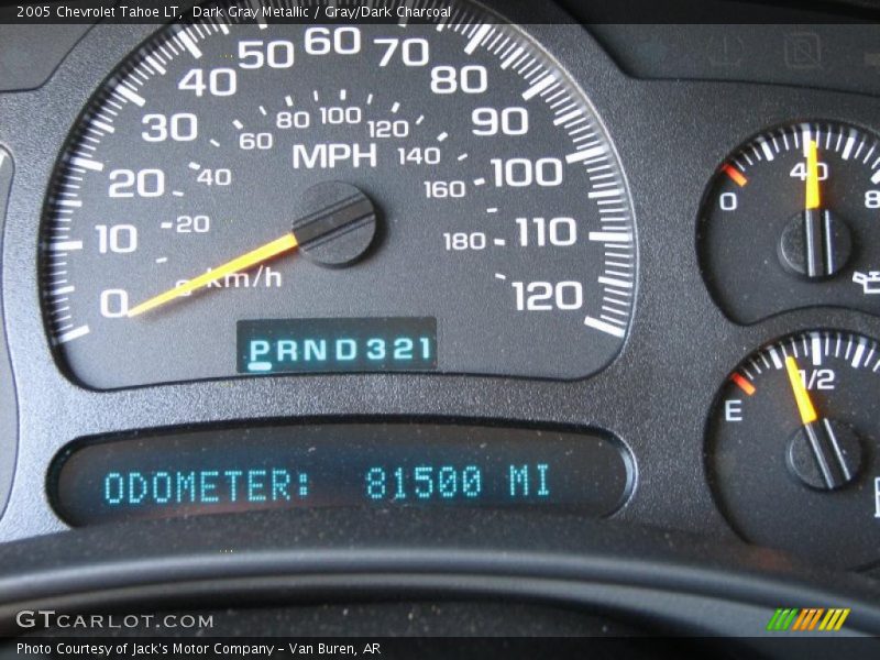 Dark Gray Metallic / Gray/Dark Charcoal 2005 Chevrolet Tahoe LT