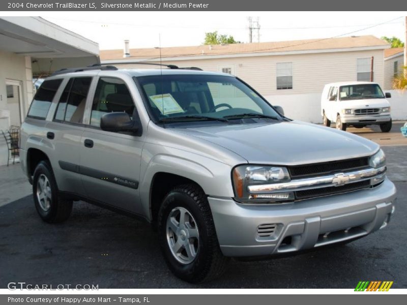 Silverstone Metallic / Medium Pewter 2004 Chevrolet TrailBlazer LS