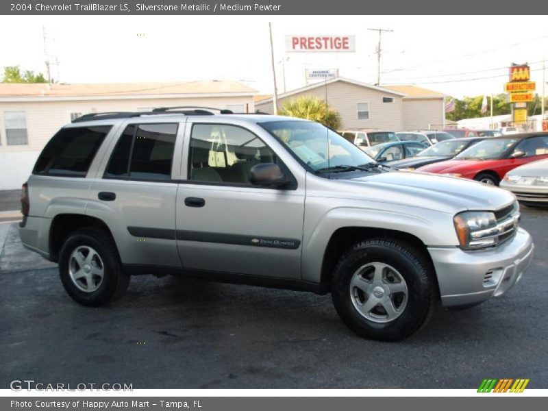 Silverstone Metallic / Medium Pewter 2004 Chevrolet TrailBlazer LS