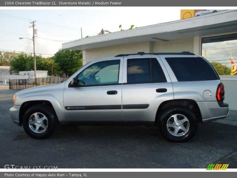 Silverstone Metallic / Medium Pewter 2004 Chevrolet TrailBlazer LS