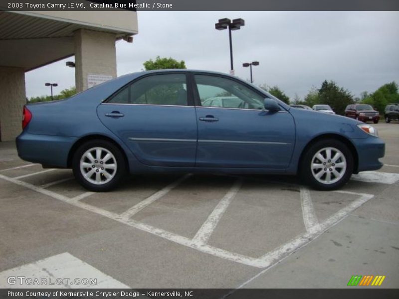 Catalina Blue Metallic / Stone 2003 Toyota Camry LE V6