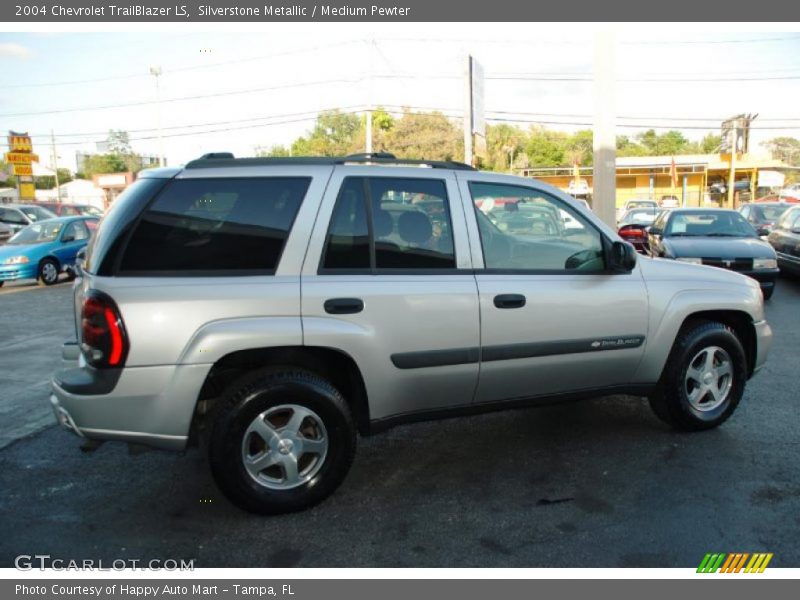 Silverstone Metallic / Medium Pewter 2004 Chevrolet TrailBlazer LS