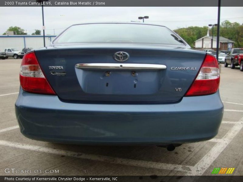 Catalina Blue Metallic / Stone 2003 Toyota Camry LE V6