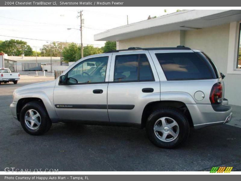 Silverstone Metallic / Medium Pewter 2004 Chevrolet TrailBlazer LS