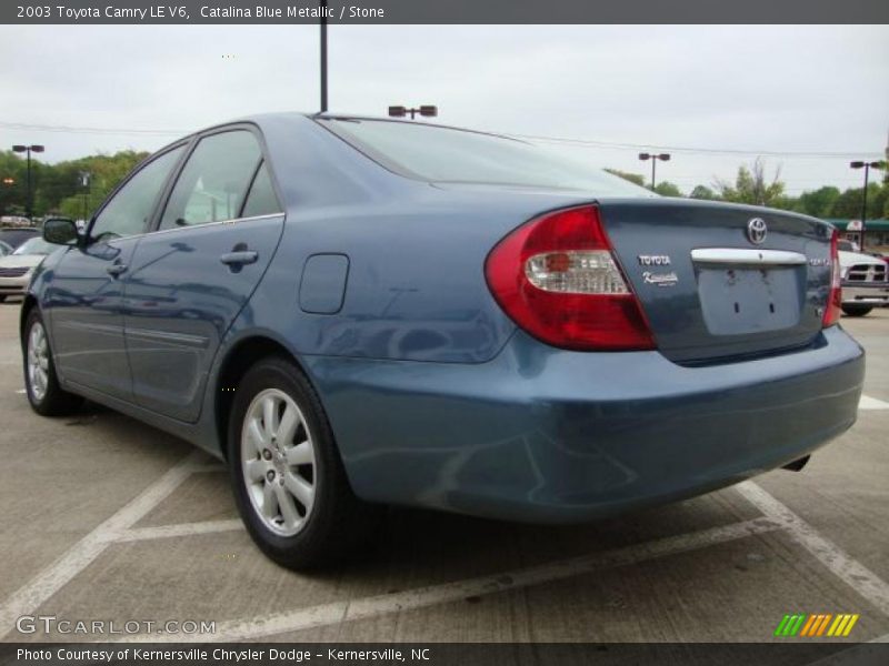 Catalina Blue Metallic / Stone 2003 Toyota Camry LE V6