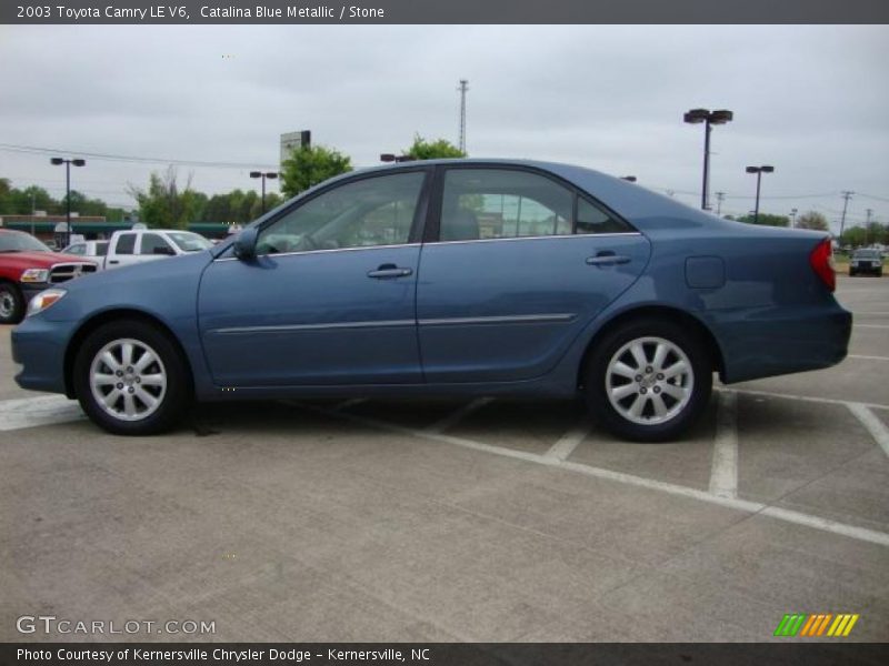 Catalina Blue Metallic / Stone 2003 Toyota Camry LE V6