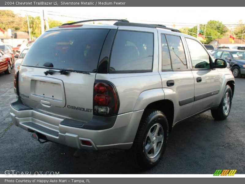 Silverstone Metallic / Medium Pewter 2004 Chevrolet TrailBlazer LS