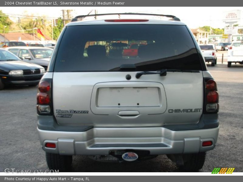 Silverstone Metallic / Medium Pewter 2004 Chevrolet TrailBlazer LS