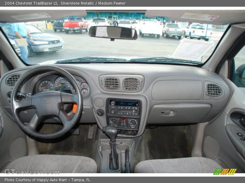 Silverstone Metallic / Medium Pewter 2004 Chevrolet TrailBlazer LS