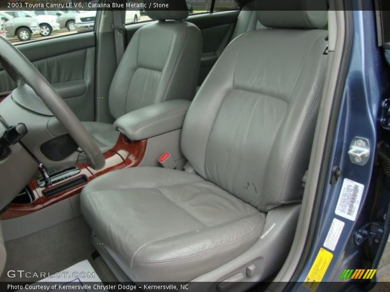 Catalina Blue Metallic / Stone 2003 Toyota Camry LE V6