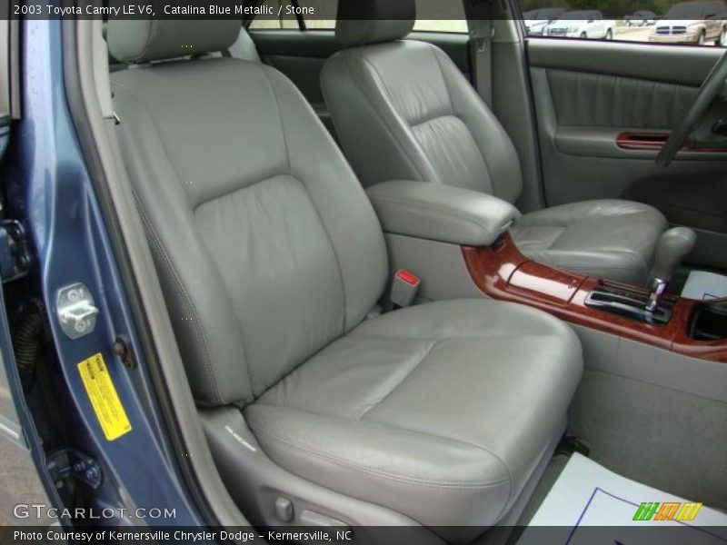 Catalina Blue Metallic / Stone 2003 Toyota Camry LE V6