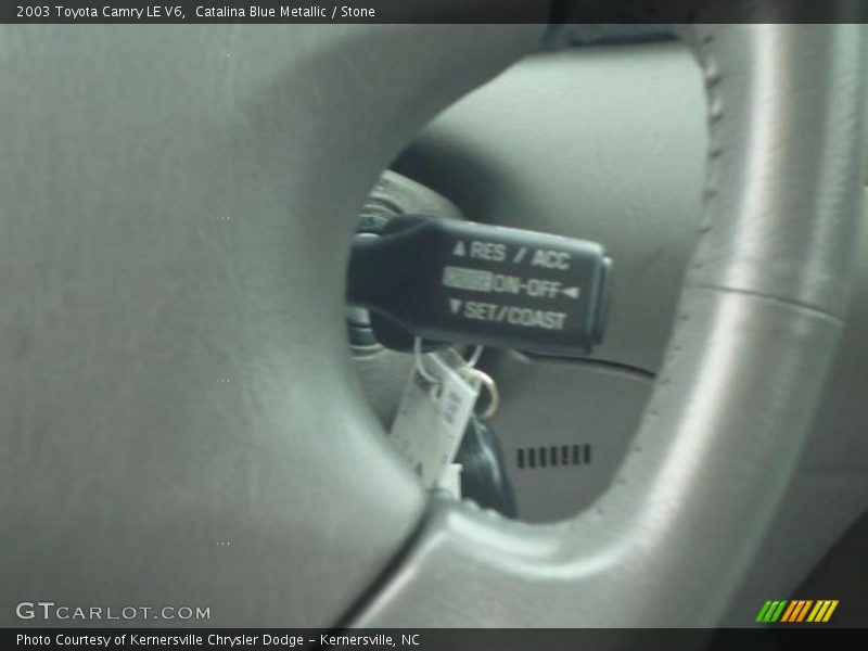 Catalina Blue Metallic / Stone 2003 Toyota Camry LE V6