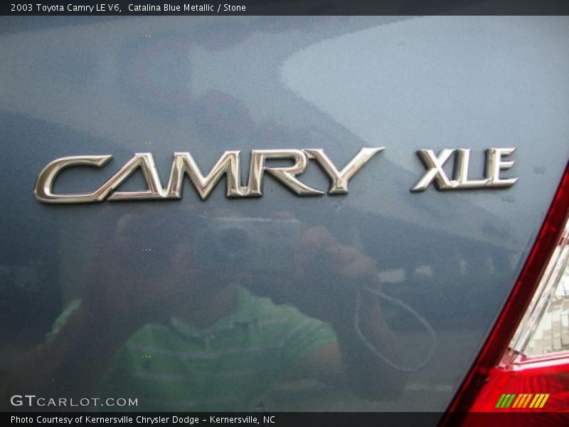 Catalina Blue Metallic / Stone 2003 Toyota Camry LE V6