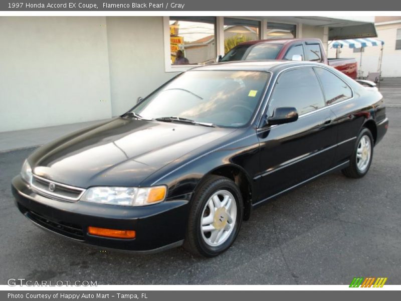 Flamenco Black Pearl / Gray 1997 Honda Accord EX Coupe