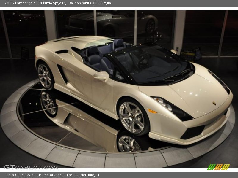 Balloon White / Blu Scylla 2006 Lamborghini Gallardo Spyder