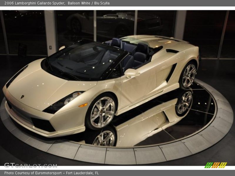 Balloon White / Blu Scylla 2006 Lamborghini Gallardo Spyder