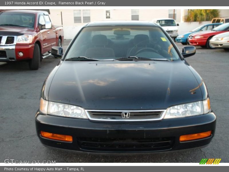 Flamenco Black Pearl / Gray 1997 Honda Accord EX Coupe