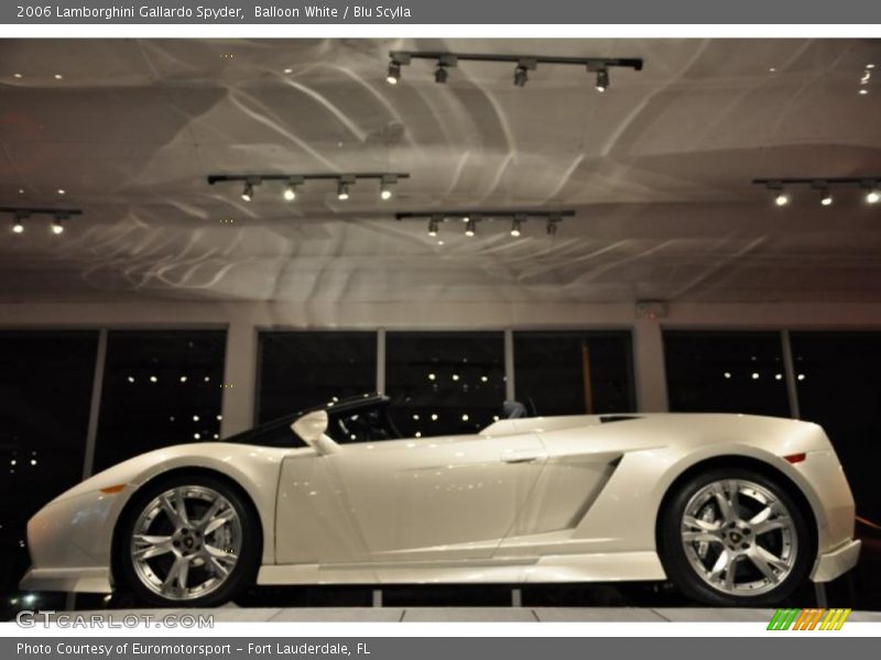 Balloon White / Blu Scylla 2006 Lamborghini Gallardo Spyder
