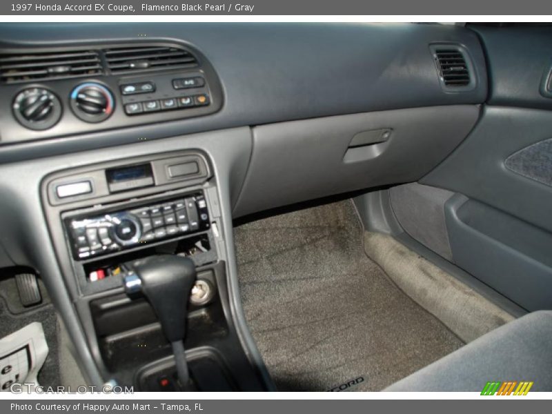 Flamenco Black Pearl / Gray 1997 Honda Accord EX Coupe