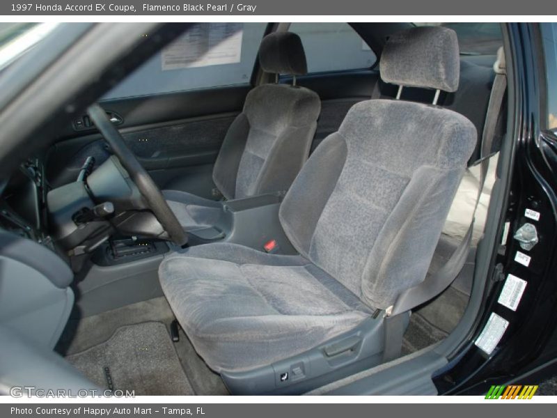 Flamenco Black Pearl / Gray 1997 Honda Accord EX Coupe