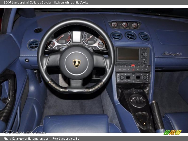 Balloon White / Blu Scylla 2006 Lamborghini Gallardo Spyder