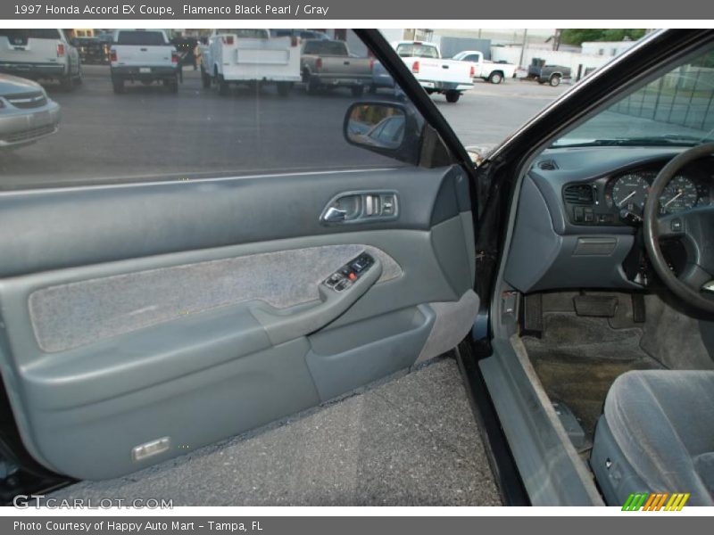 Flamenco Black Pearl / Gray 1997 Honda Accord EX Coupe