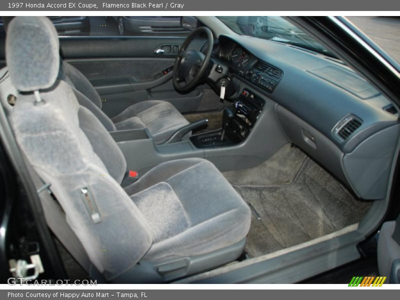 Flamenco Black Pearl / Gray 1997 Honda Accord EX Coupe