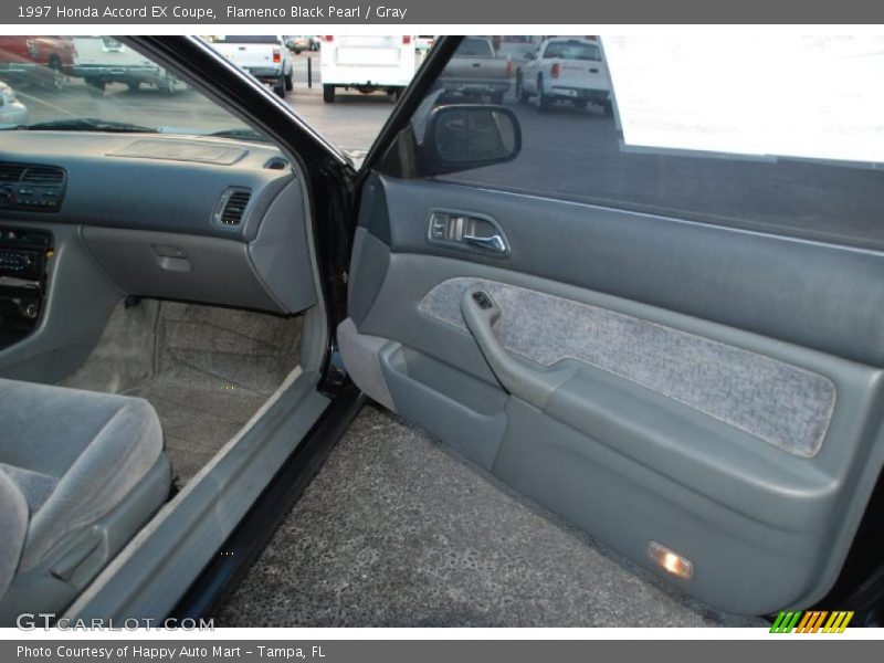 Flamenco Black Pearl / Gray 1997 Honda Accord EX Coupe