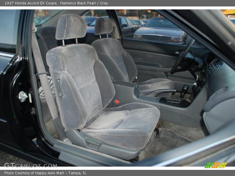 Flamenco Black Pearl / Gray 1997 Honda Accord EX Coupe