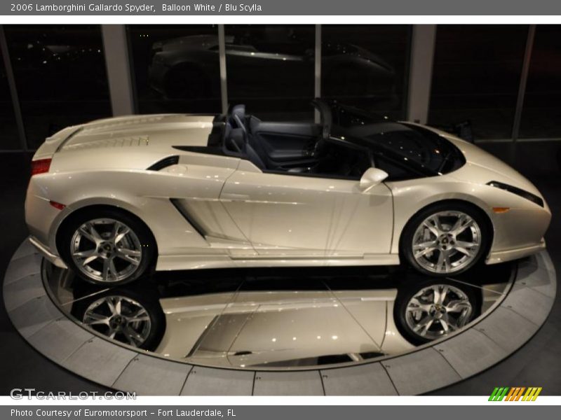 Balloon White / Blu Scylla 2006 Lamborghini Gallardo Spyder
