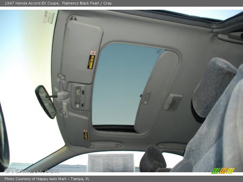Flamenco Black Pearl / Gray 1997 Honda Accord EX Coupe