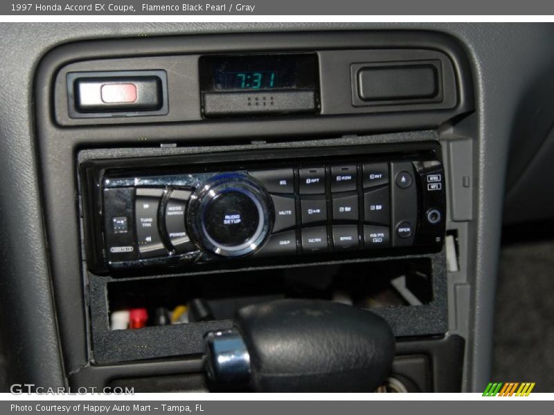 Flamenco Black Pearl / Gray 1997 Honda Accord EX Coupe