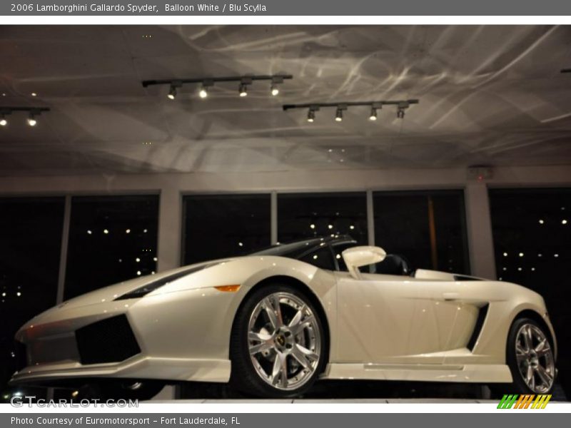 Balloon White / Blu Scylla 2006 Lamborghini Gallardo Spyder
