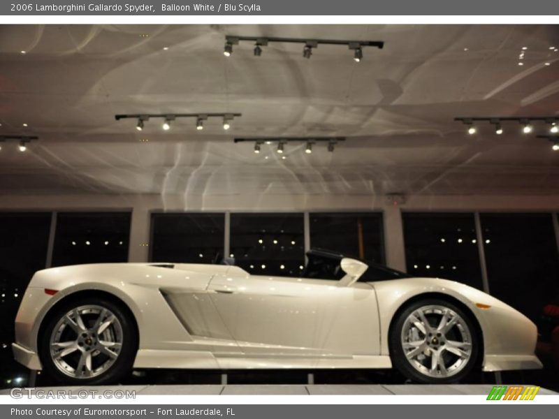 Balloon White / Blu Scylla 2006 Lamborghini Gallardo Spyder