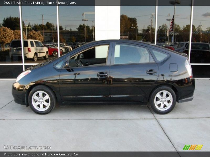 Black / Brown/Ivory 2004 Toyota Prius Hybrid