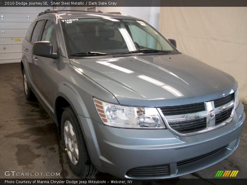 Silver Steel Metallic / Dark Slate Gray 2010 Dodge Journey SE