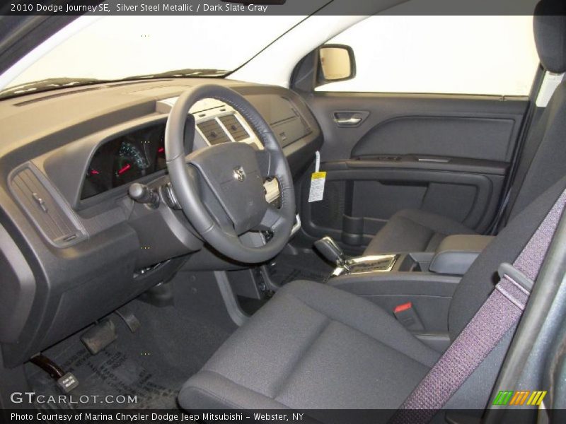 Silver Steel Metallic / Dark Slate Gray 2010 Dodge Journey SE
