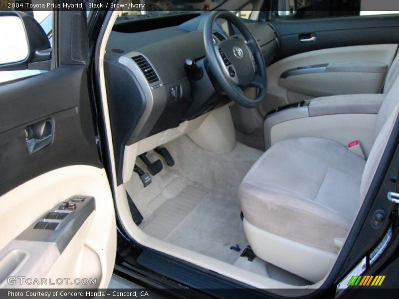 Black / Brown/Ivory 2004 Toyota Prius Hybrid