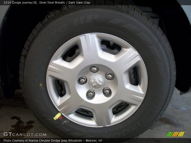 Silver Steel Metallic / Dark Slate Gray 2010 Dodge Journey SE