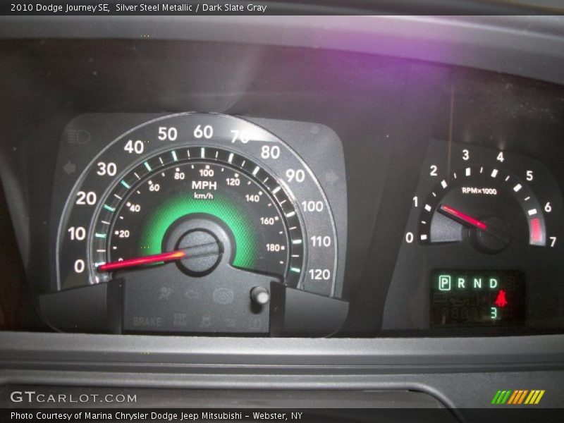 Silver Steel Metallic / Dark Slate Gray 2010 Dodge Journey SE