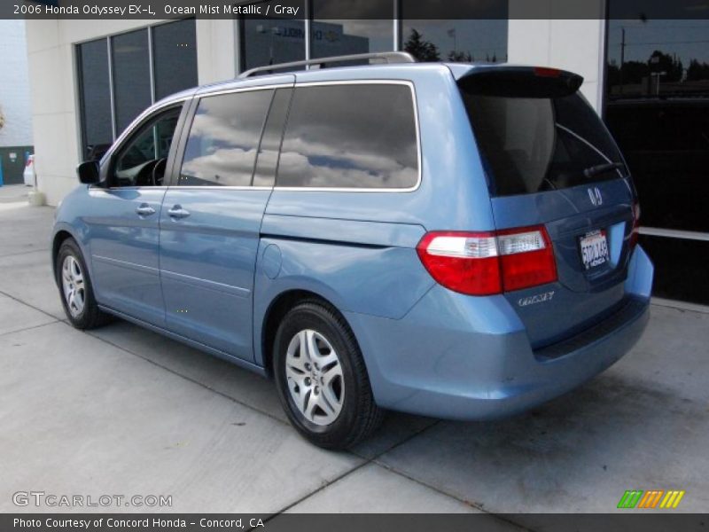 Ocean Mist Metallic / Gray 2006 Honda Odyssey EX-L