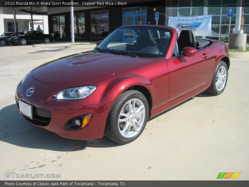 Copper Red Mica / Black 2010 Mazda MX-5 Miata Sport Roadster