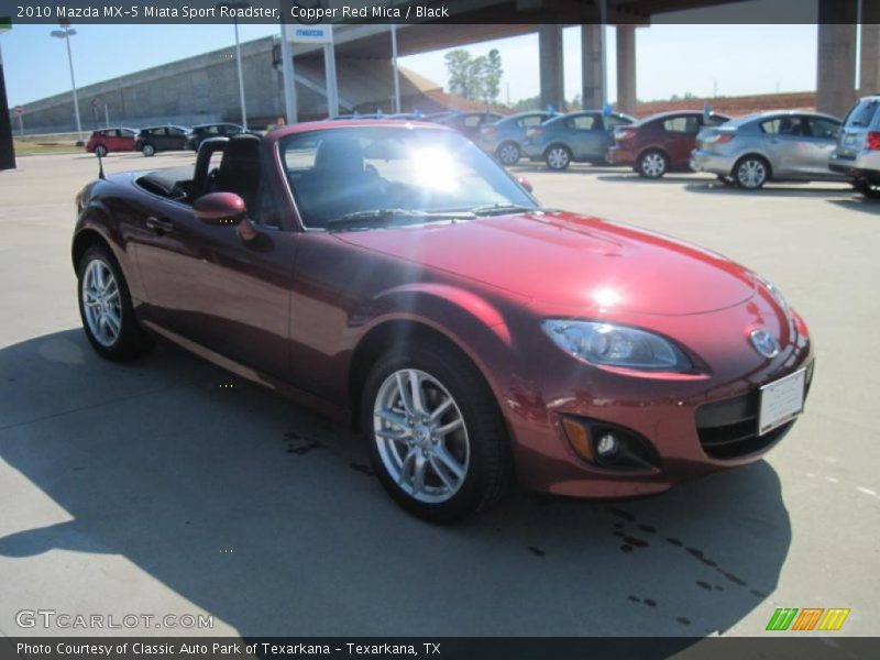 Copper Red Mica / Black 2010 Mazda MX-5 Miata Sport Roadster