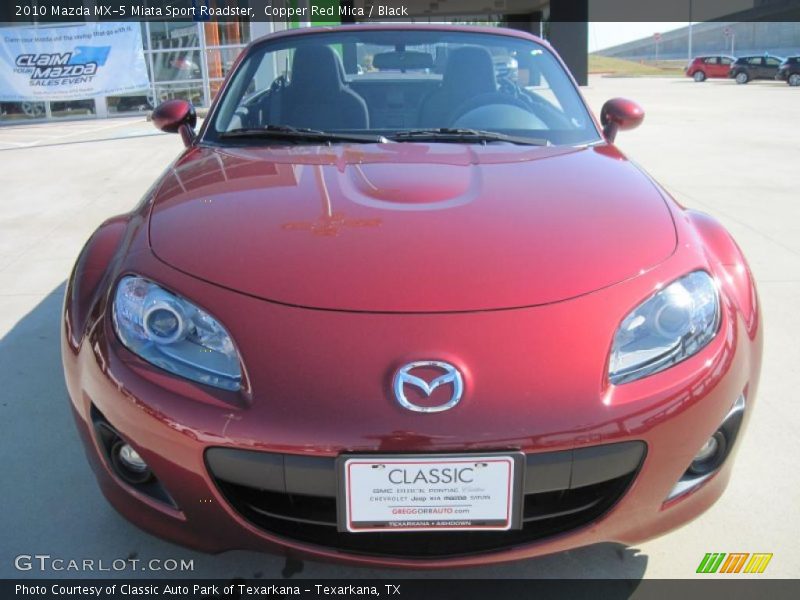 Copper Red Mica / Black 2010 Mazda MX-5 Miata Sport Roadster