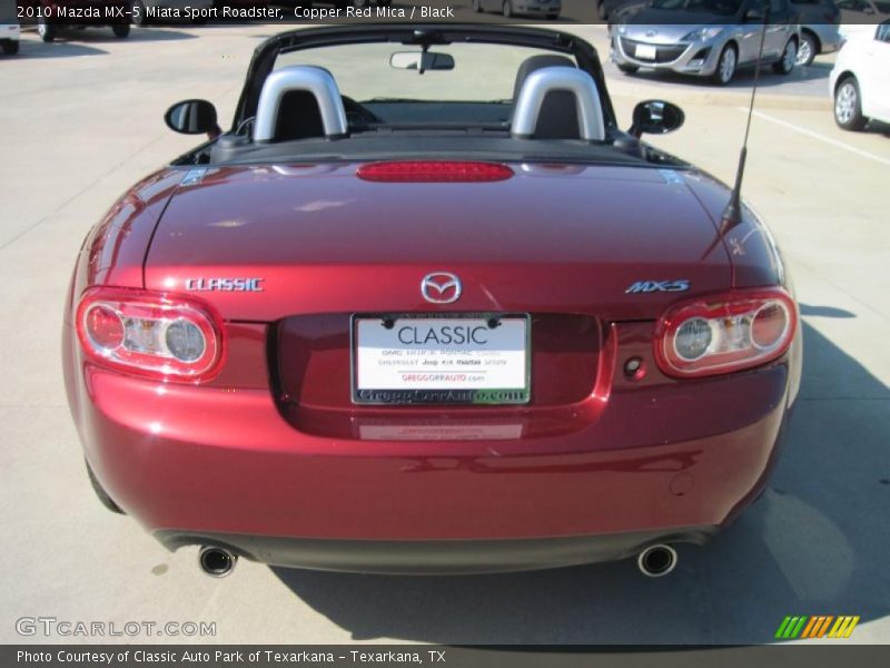 Copper Red Mica / Black 2010 Mazda MX-5 Miata Sport Roadster