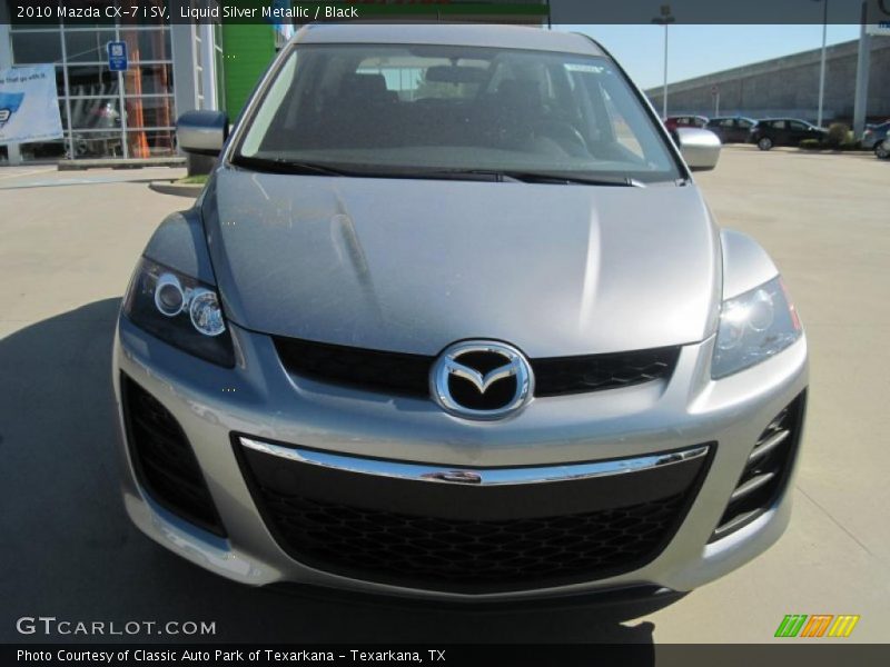 Liquid Silver Metallic / Black 2010 Mazda CX-7 i SV