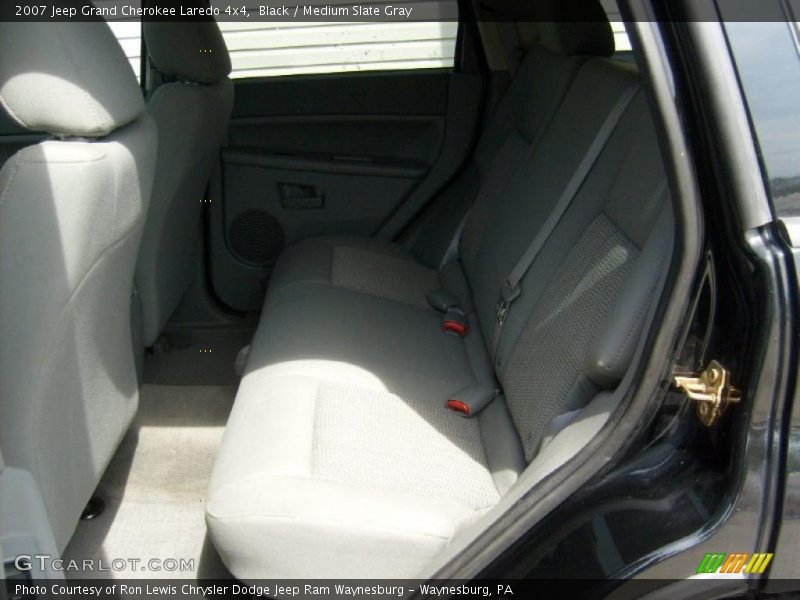 Black / Medium Slate Gray 2007 Jeep Grand Cherokee Laredo 4x4