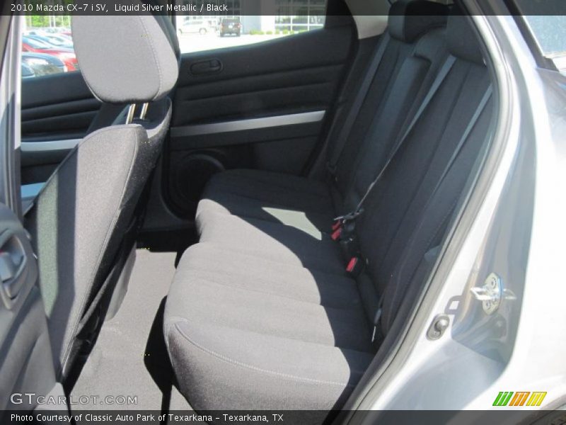 Liquid Silver Metallic / Black 2010 Mazda CX-7 i SV