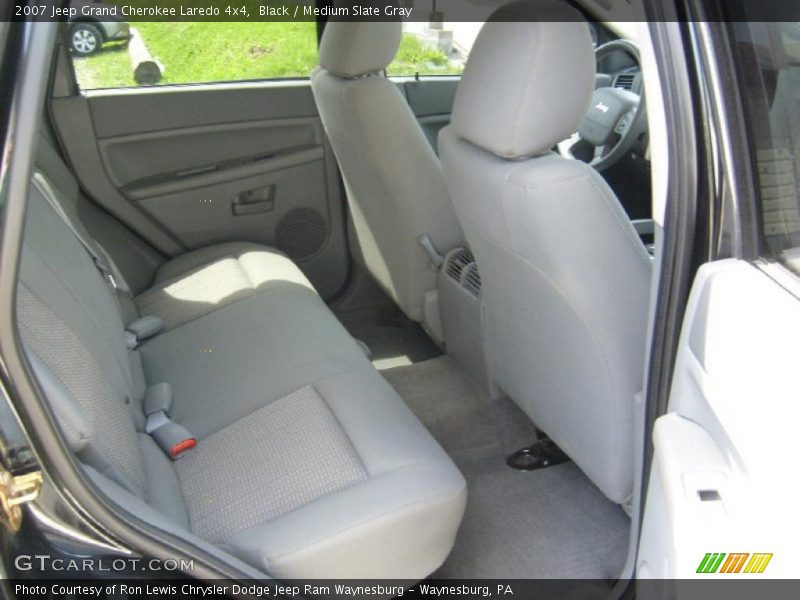 Black / Medium Slate Gray 2007 Jeep Grand Cherokee Laredo 4x4